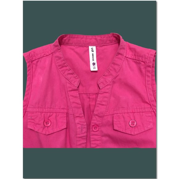 Moose Girl, Pink Dress, Button-up, Age 8-10, Youth - Picture 3 of 6